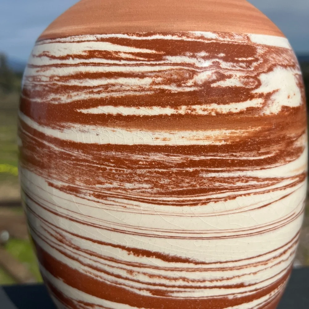 Handmade Sedona Swirl Pottery Vase – Inspired by Sedona's Vortex Energy